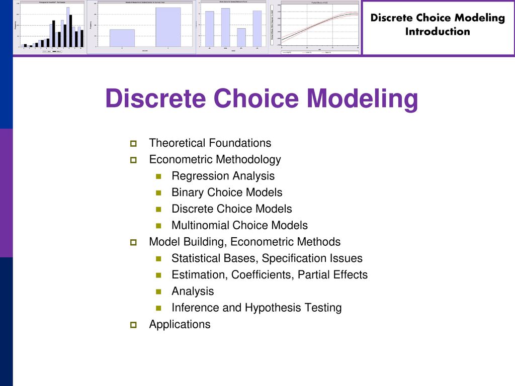 Discrete Choice Modeling - ppt download